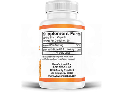 BIOTIN USP VITAMIN H DS