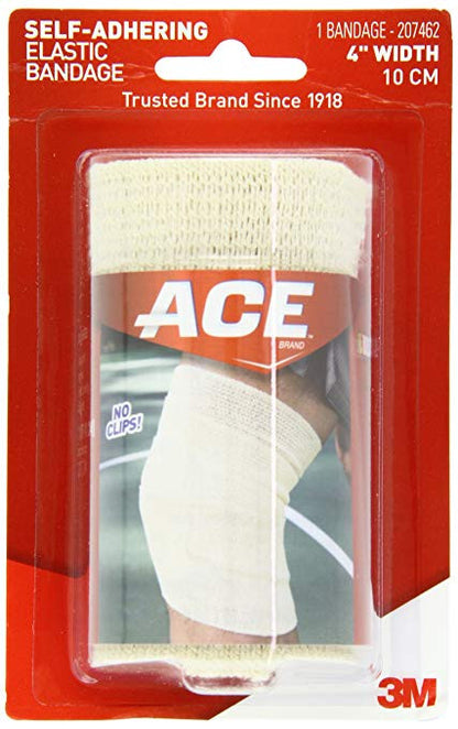 ACE Self-Adhering Elastic Bandage Wrap - White, 2 inches