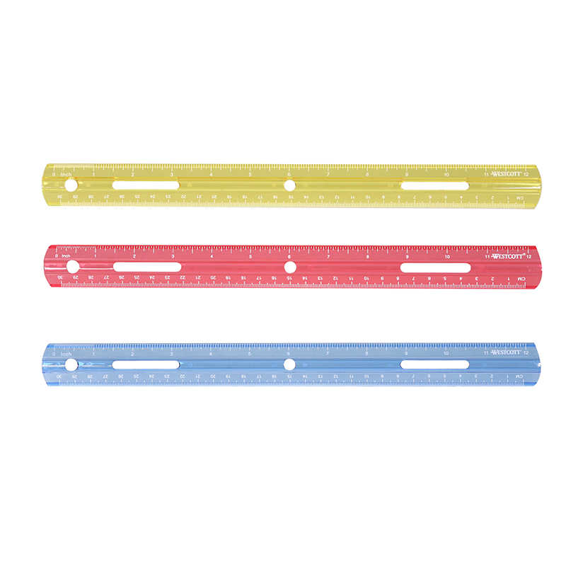 Westcott 12" Plastic Ruler