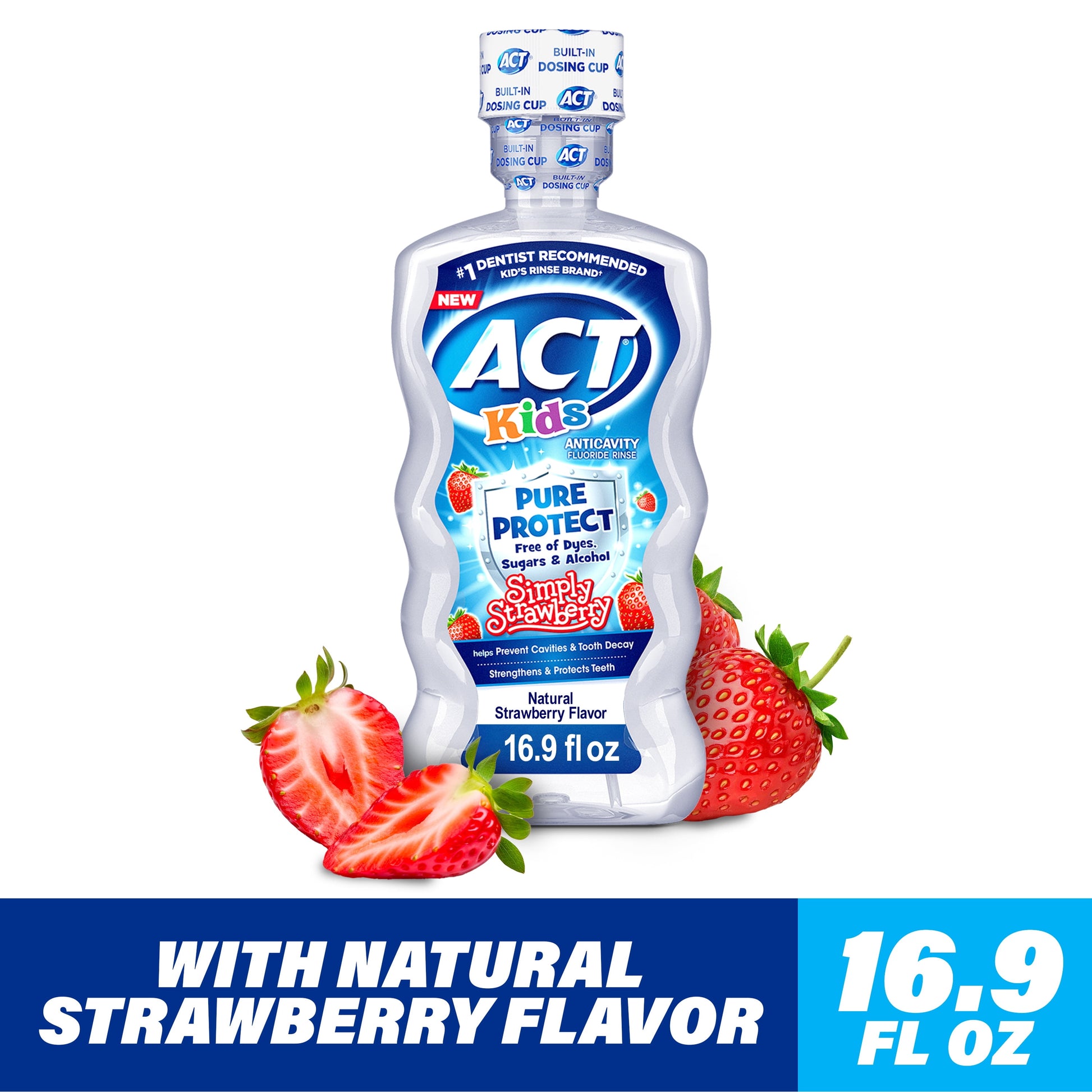 ACT ANTICAV KIDS PINEAPL PNCH RIN 16.9OZ