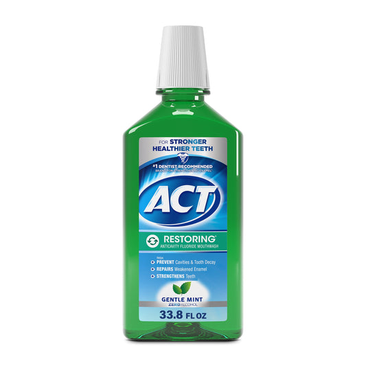 ACT ANTICAVITY ALCOHL FREE MINT 18OZ