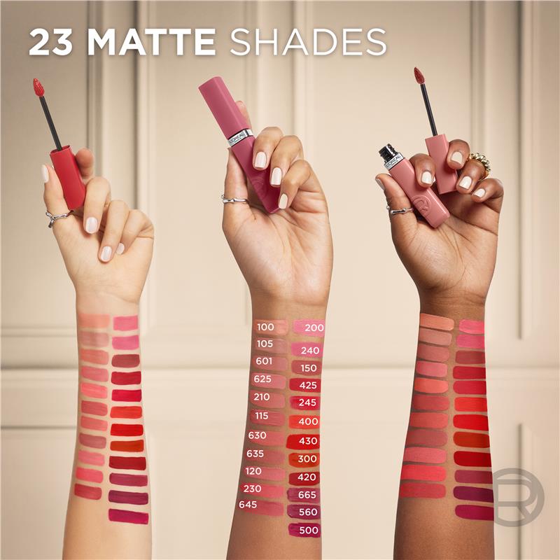 L'ORÉAL PARIS Infallible Matte Resistance Liquid Lipstick, 635 Worth It Medium, 0.16 fl oz