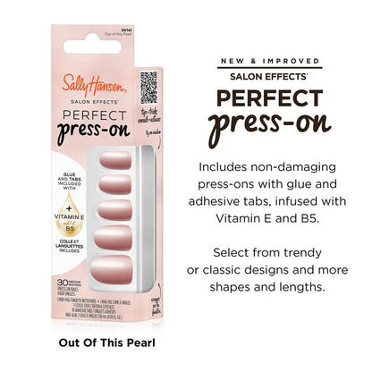 Sally Hansen Salon Effects Perfect Press-On - Out Of This Pearl