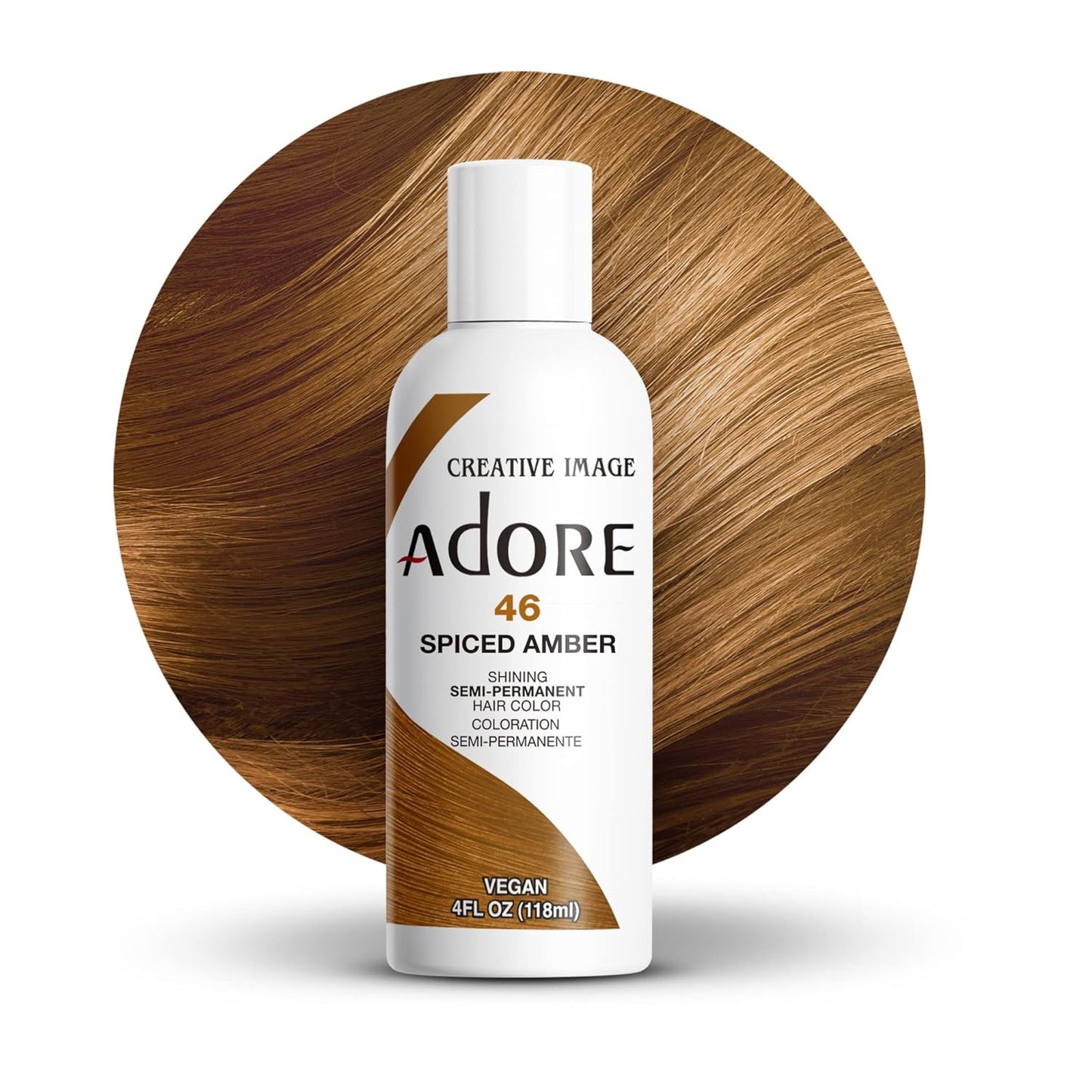 Adore Semi-Permanent Haircolor #046 Spiced Amber 4oz