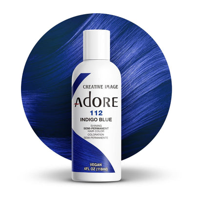 Adore Semi-Permanent Haircolor #112 Indigo Blue 4oz