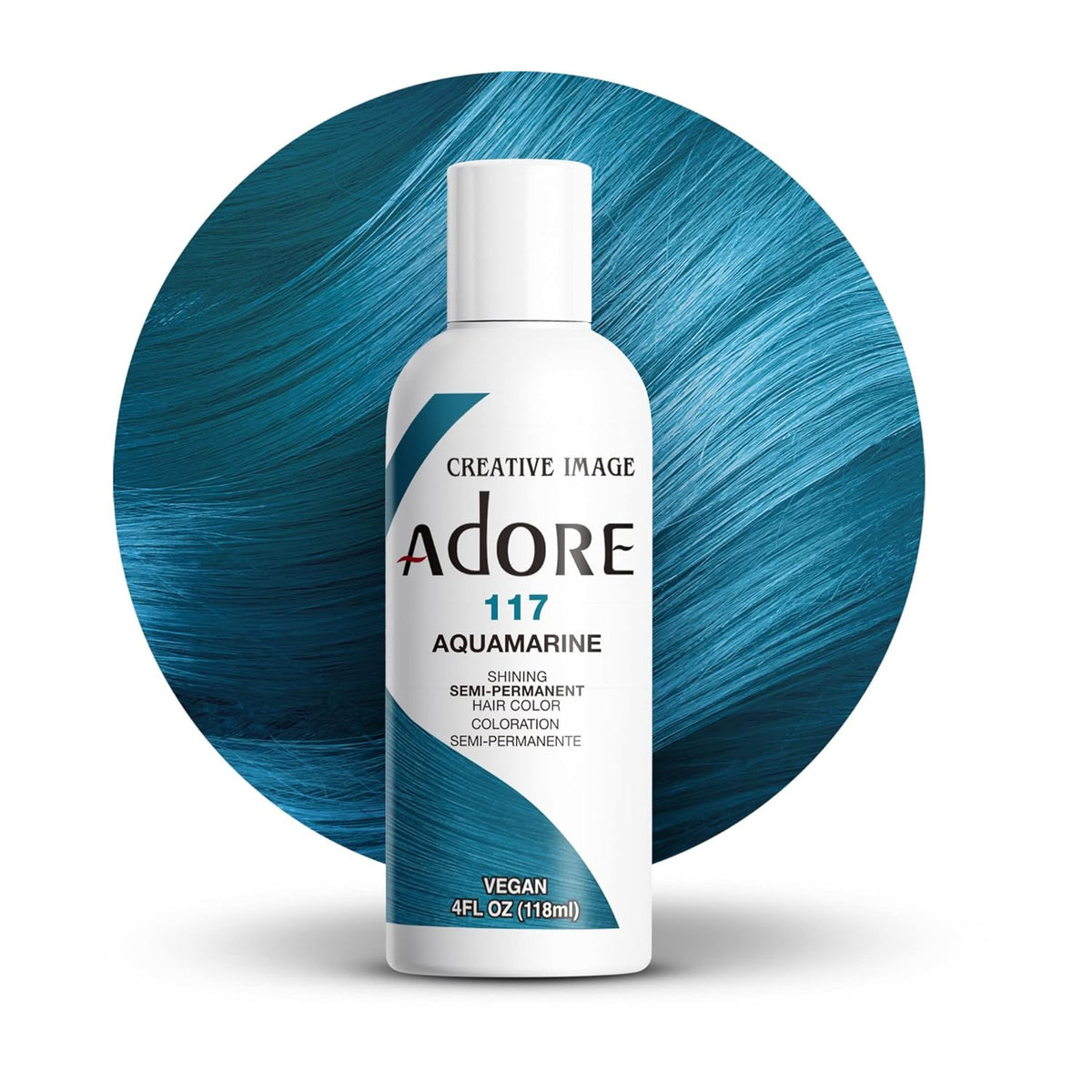 Adore Semi-Permanent Haircolor #117 Aquamarine 4oz