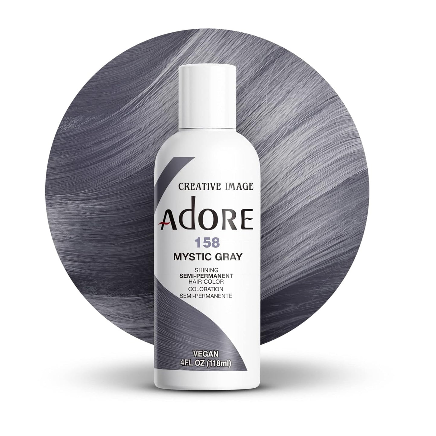 Adore Semi-Permanent Haircolor #158 Mystic Gray 4oz
