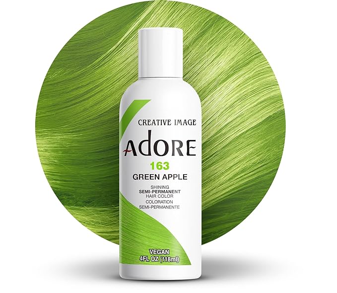 Adore Semi-Permanent Haircolor #163 Green Apple 4oz