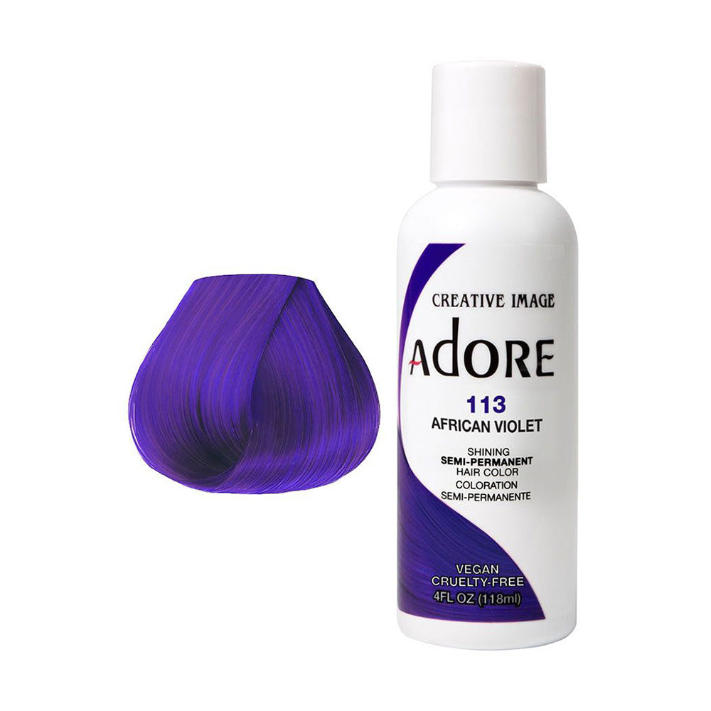 Adore Semi-Permanent Haircolor #113 African Violet 4oz