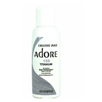 Adore Semi-Permanent Haircolor #155 Titanium 4oz