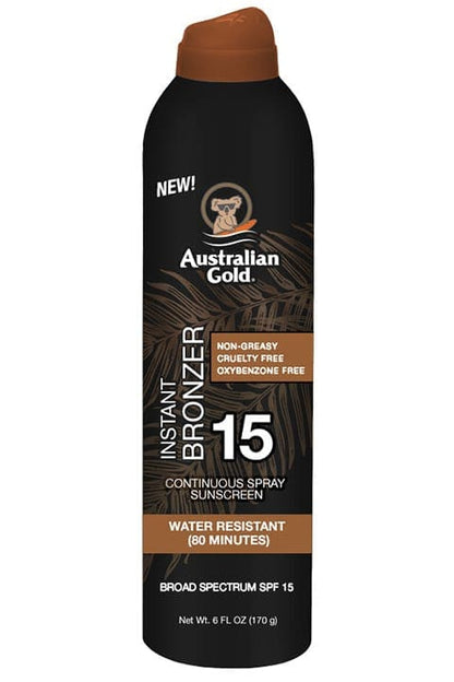Australian Gold Continuous Spf#15 Spray 6oz With Bronzer
