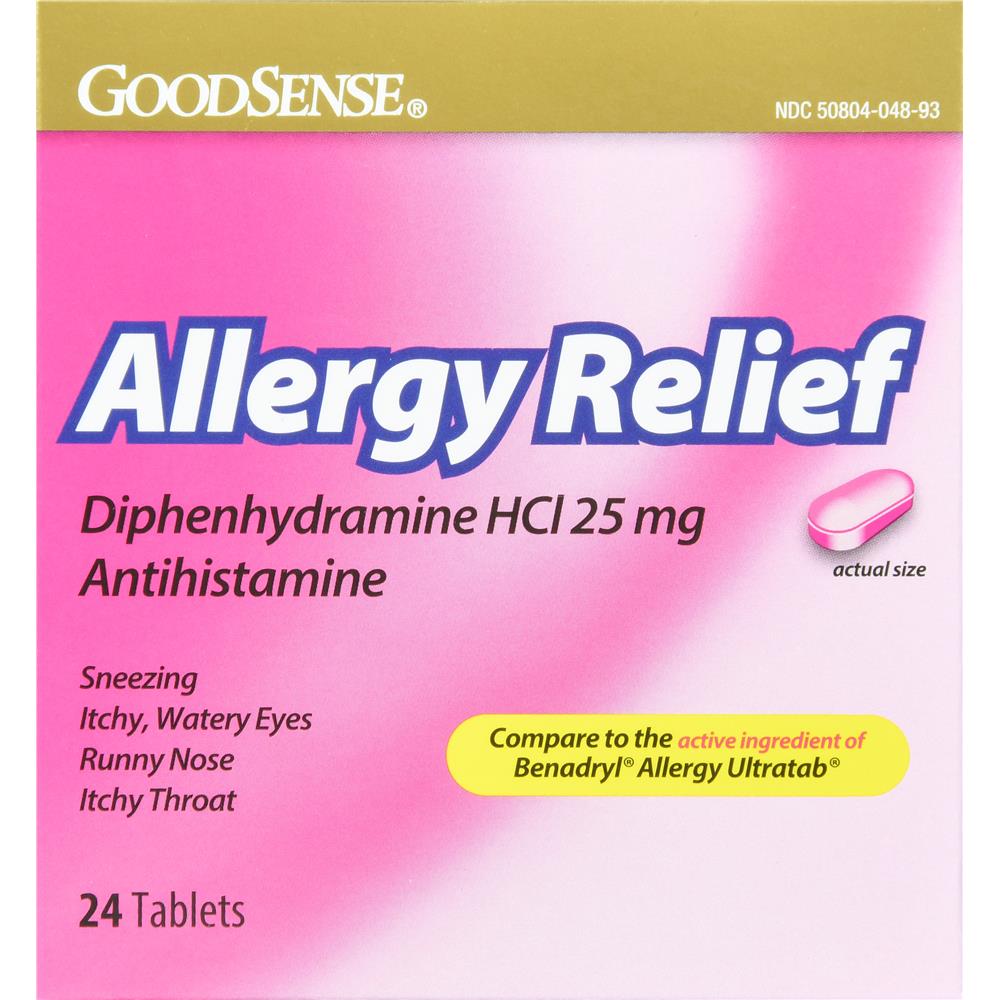 GNP DIPHEDRYL 25 MG CAPSULE 24CT