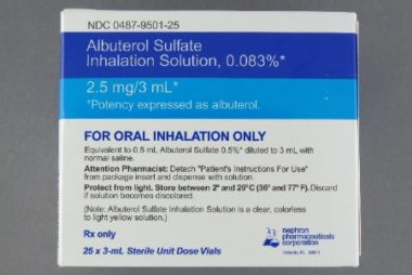 ALBUTEROL SUL AH0.083%25X3UD5/PCH