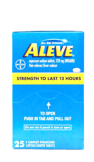 ALEVE 220MG CAPLET 50CT