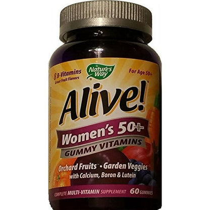 ALIVE WOMENS 50+ CW 60 GUMMIES