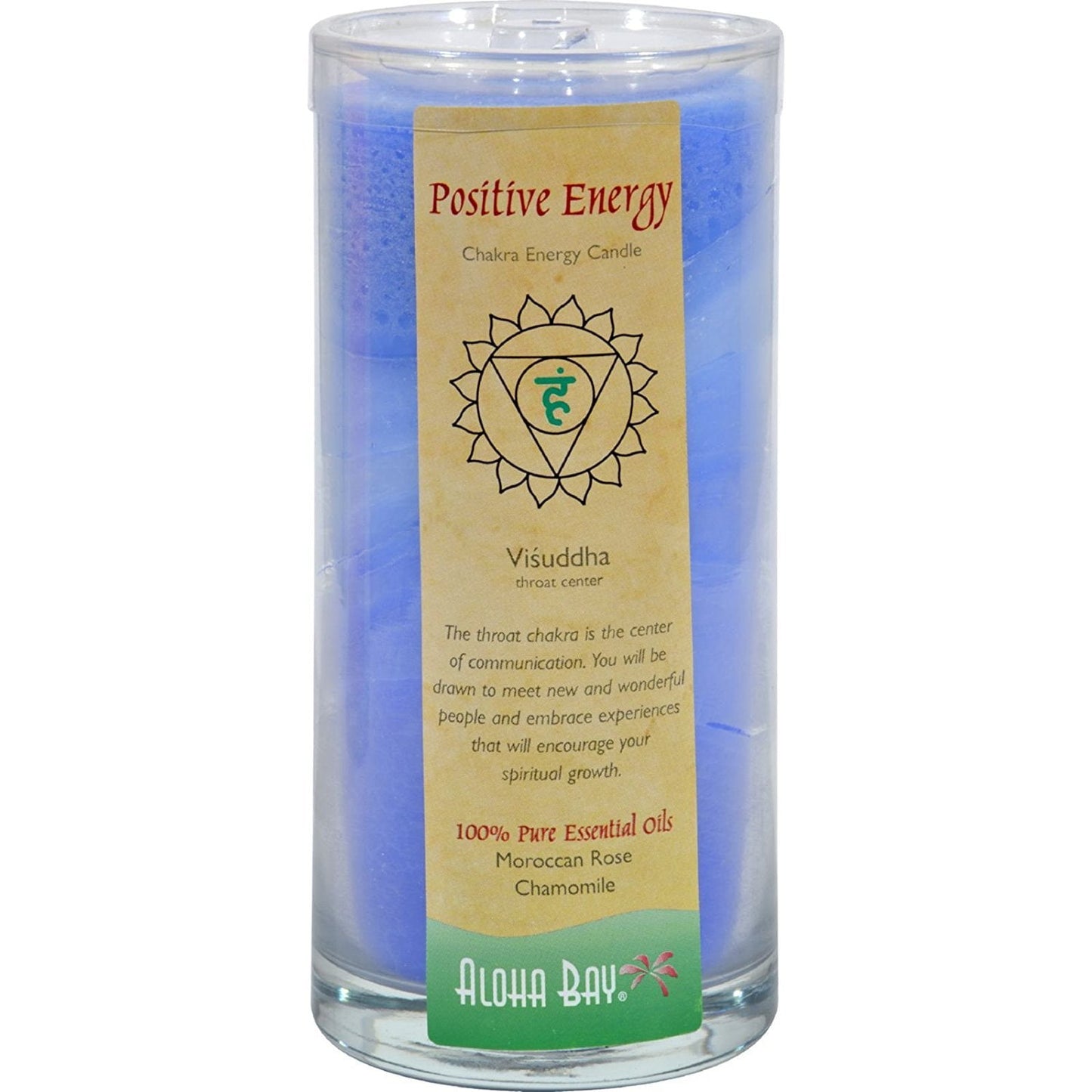 ALOHA BAY CHAKRA JAR CNDL,INDIGO
