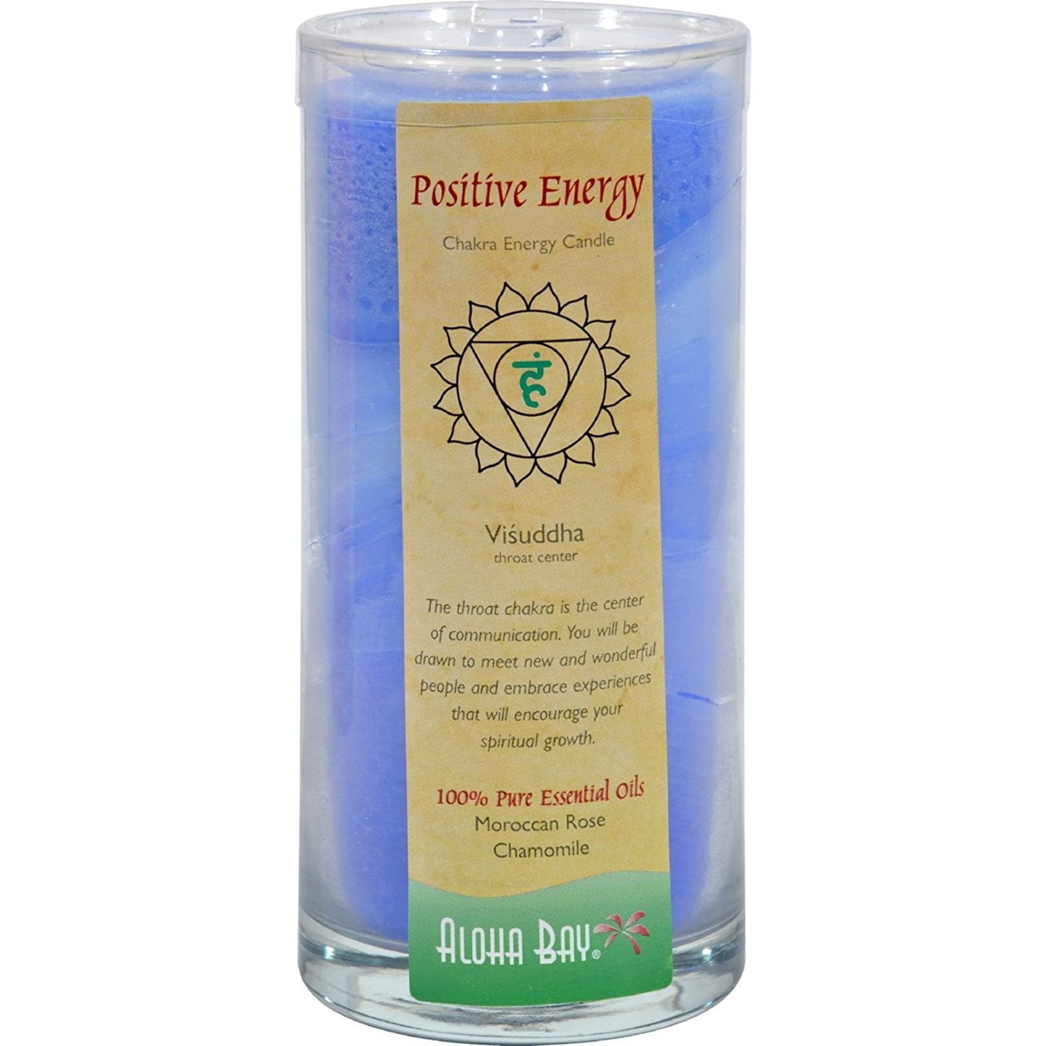 ALOHA BAY CHAKRA JAR CNDL,RAINBOW