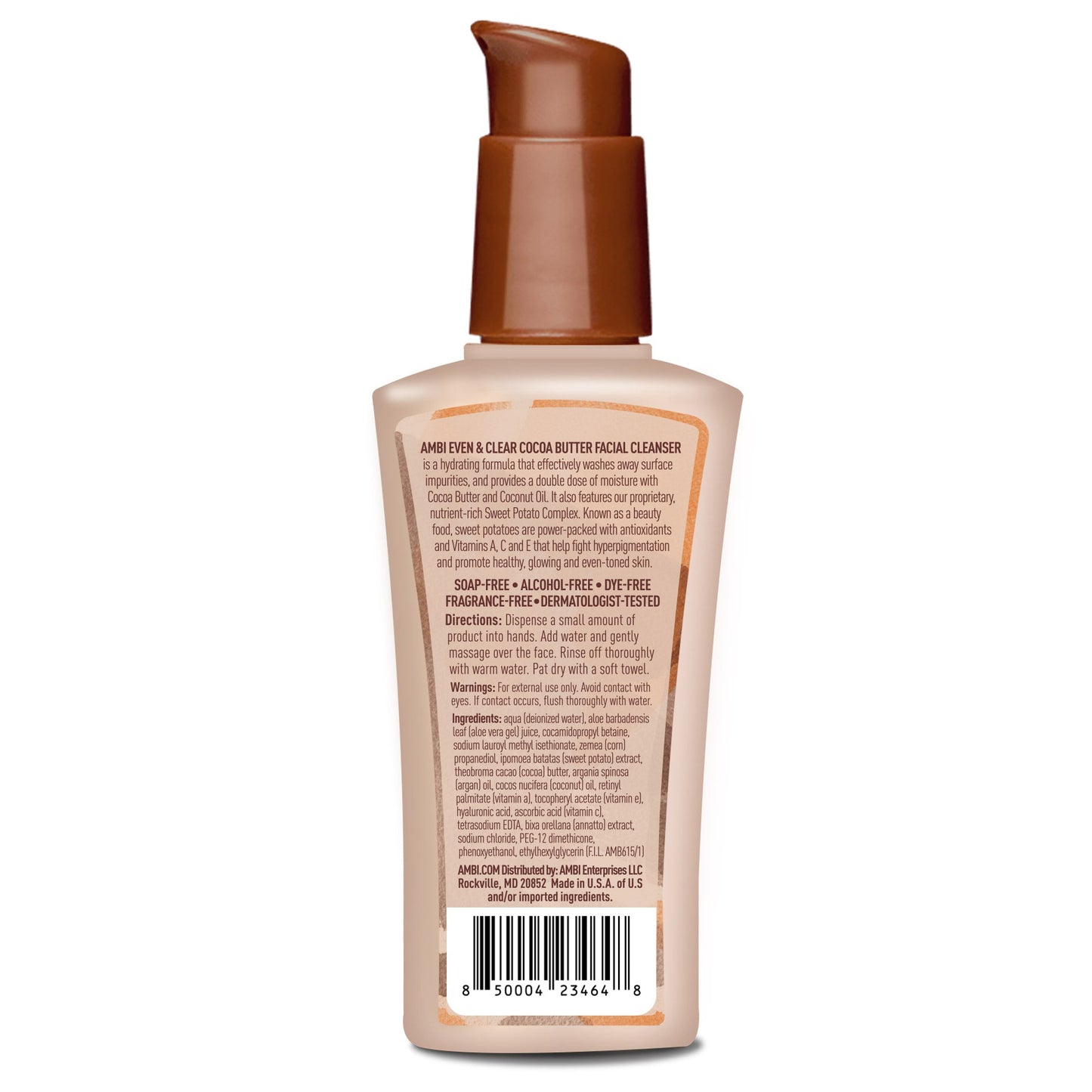 Ambi Even & Clear Facial Cleanser Cocoa Butter 3.5oz