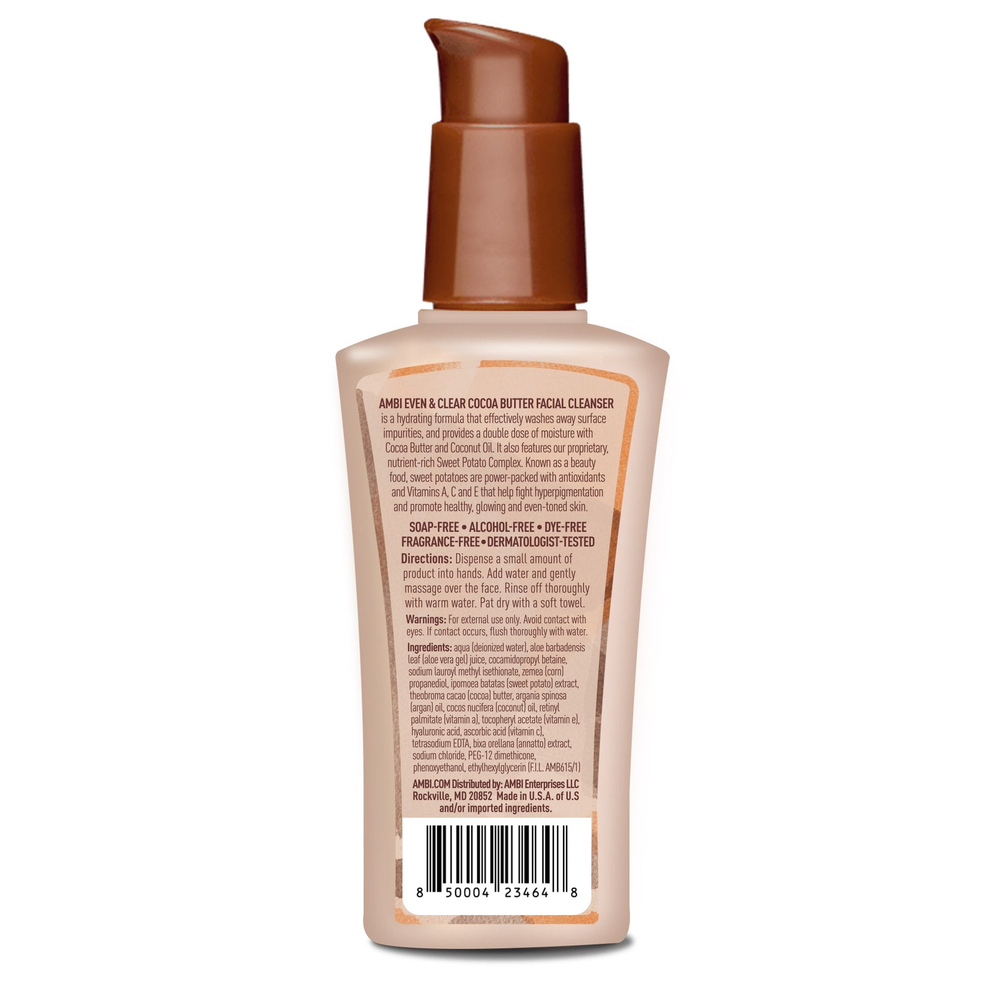 Ambi Even & Clear Facial Cleanser Cocoa Butter 3.5oz