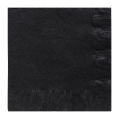 SENSATIONS Dinner Napkins - Black Velvet, 40 count