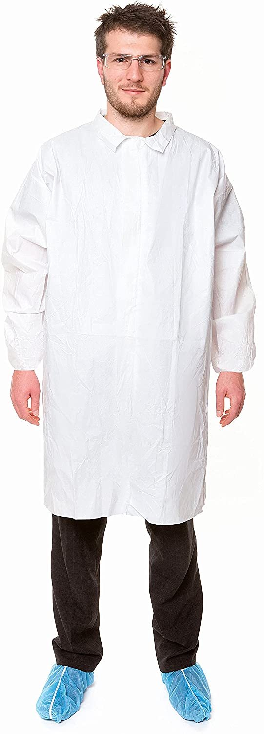 LAB COAT 5 LARGE WHITE