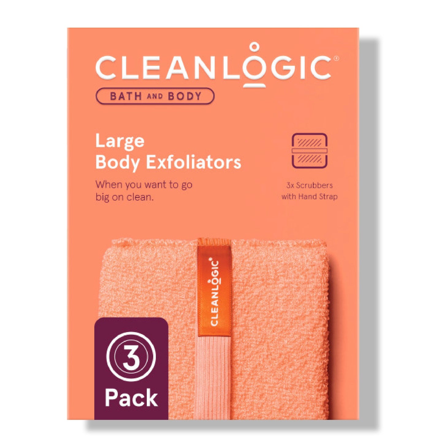 CLEANLOGIC Sport Large Body Exfoliator