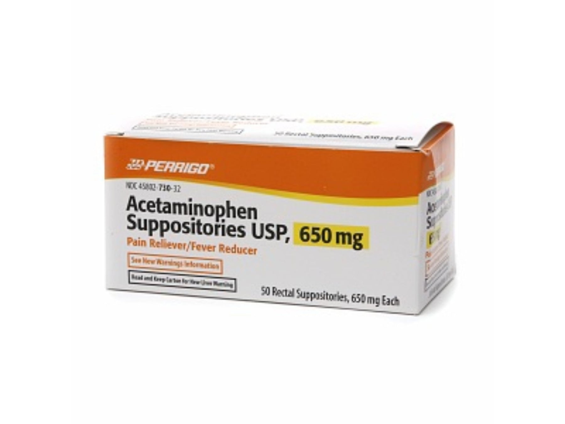 ACETAMIN 650MG SUPPOSITORY 50CT PER UD