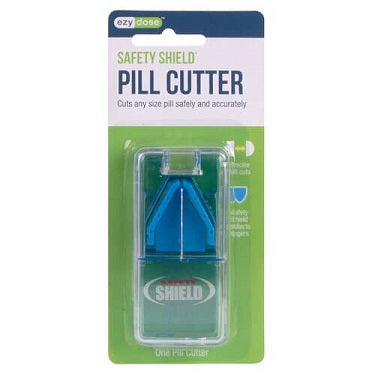 Ezy Dose Pill Cutter and Splitter with Safe Shield Travel Sized  Assorted Colors