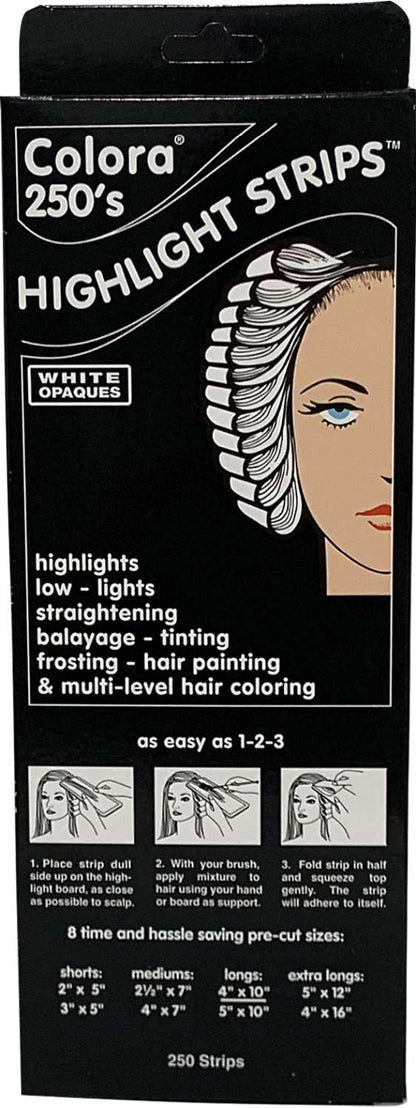 Colora 250 Highlight Strips 4Inch X 16Inch