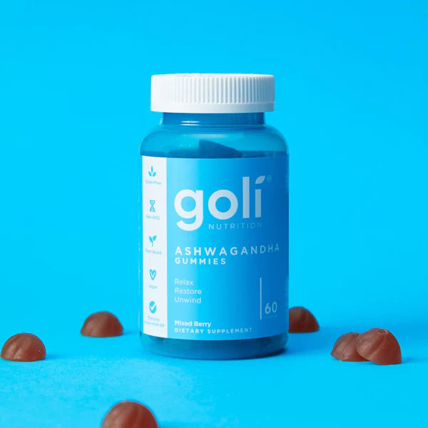 GOLI ASHWAGANDHA GUMMIES 60 ZER S