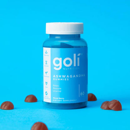 GOLI ASHWAGANDHA GUMMIES 60 ZER S
