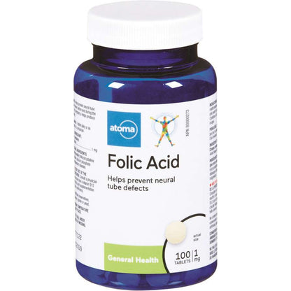 FOLIC ACID TB 1MG 100