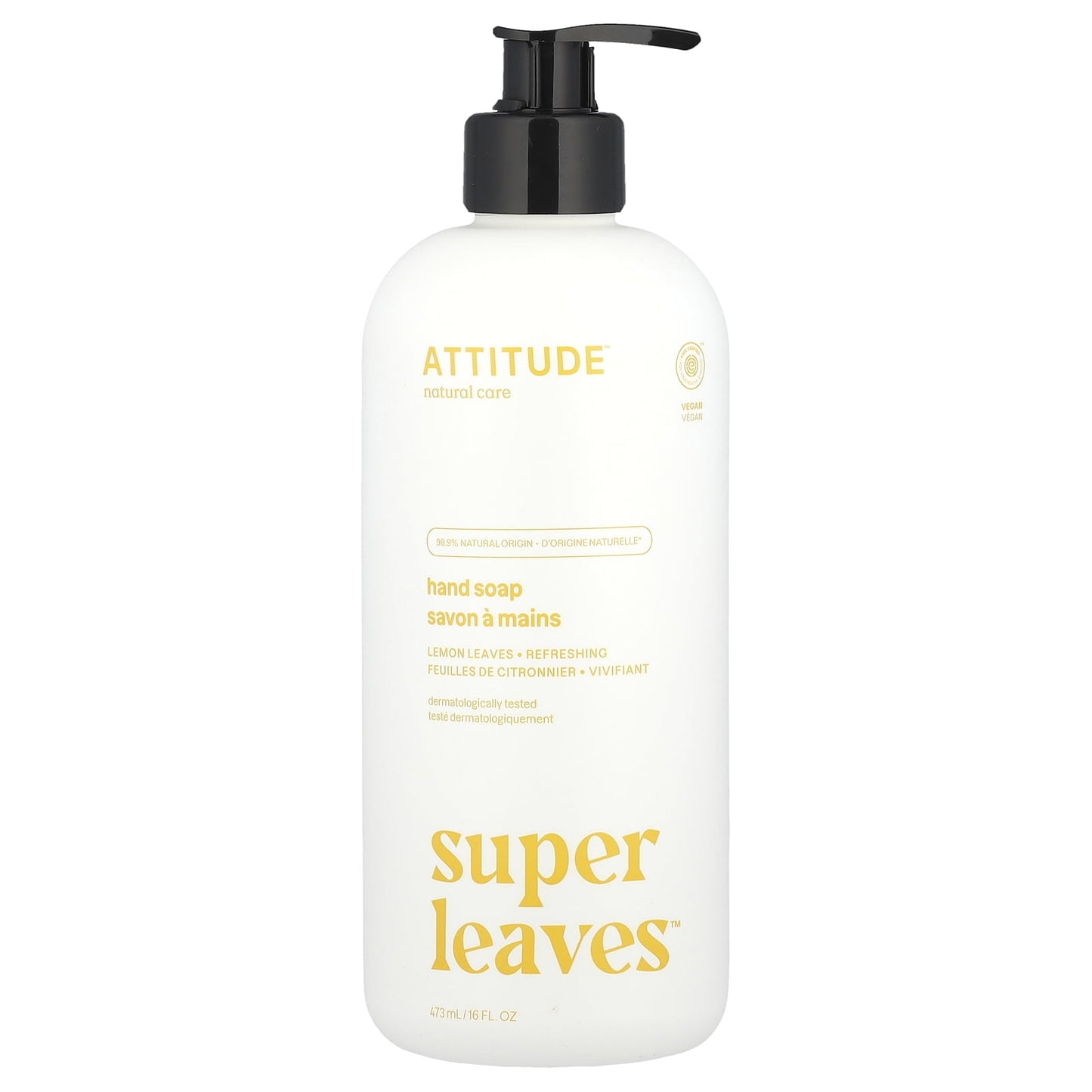 ATTITUDE HAND SOAP,LEMON LEAVES