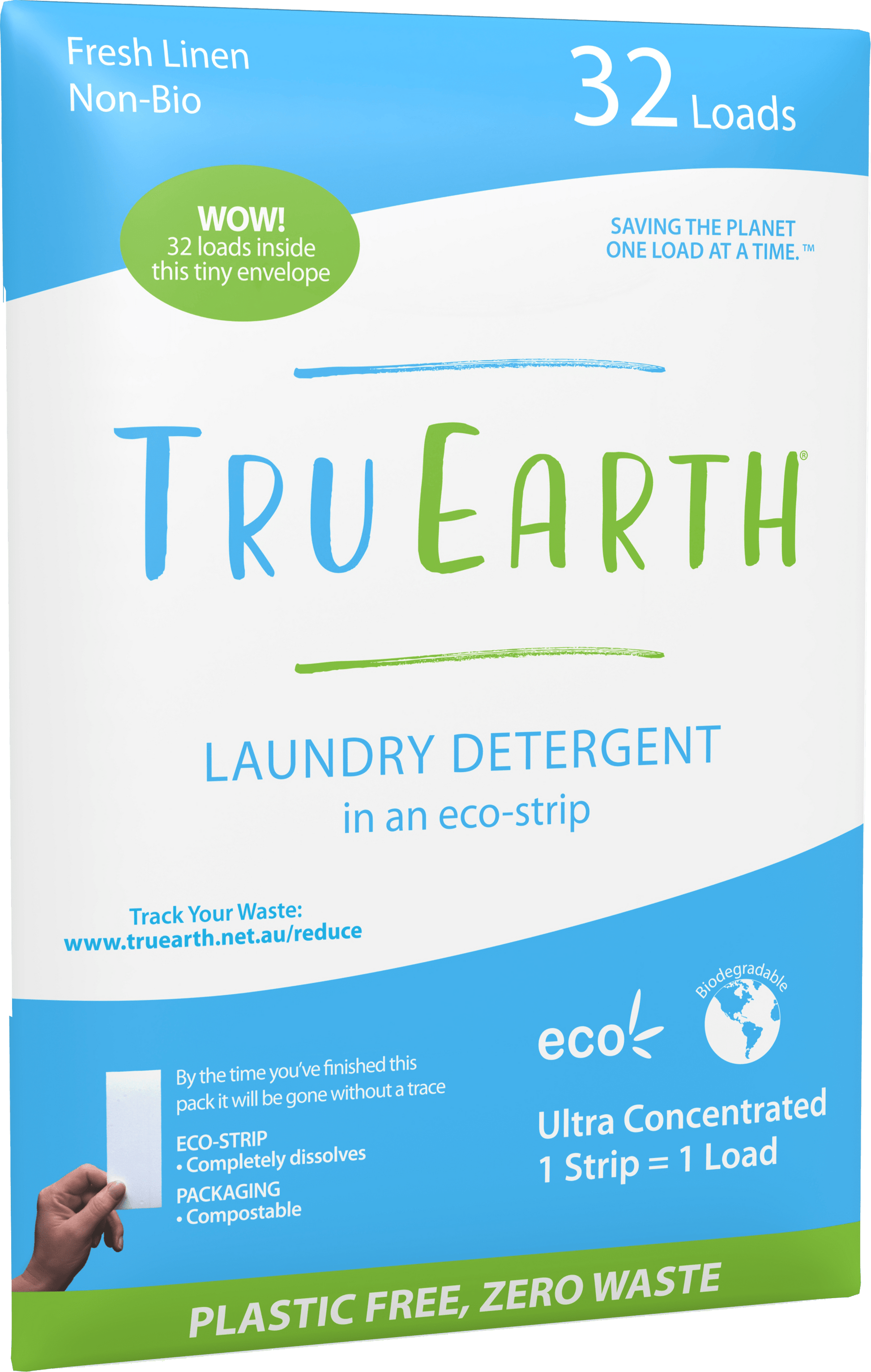 TRU EARTH DETERGNT,FRESH LINEN,ECO