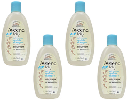 AVEENO BABY CLN THPY LQ 8OZ M/WSH
