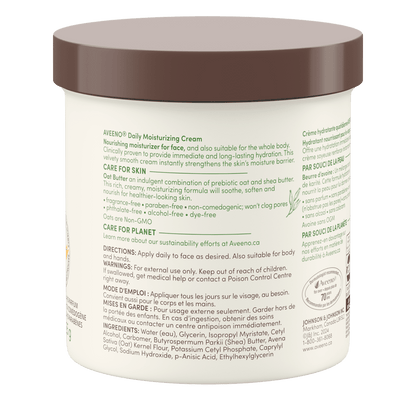 Aveeno Daily Moisturizing Cream Fragrance-Free 15oz Jar