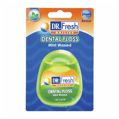 Dr. Fresh 130 Yds Floss (12in) Waxed Mint