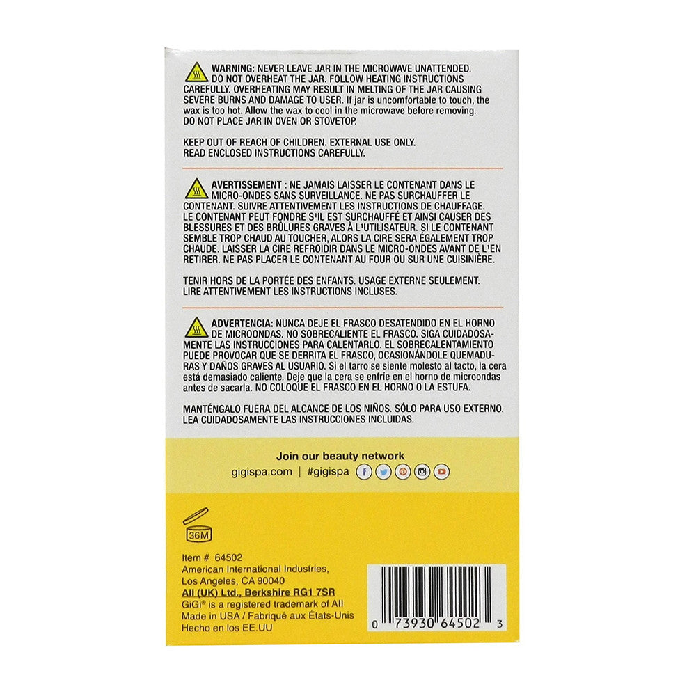 Gigi All Purpose Formula Microwave Wax + Essentials