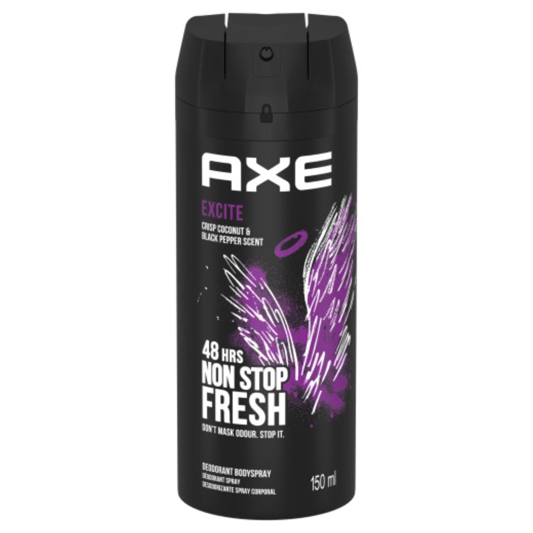 Axe Deodorant Body Spray Excite 5.1oz