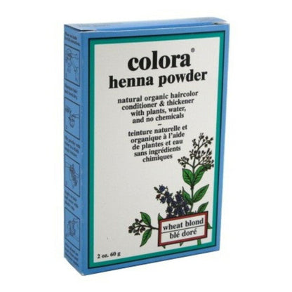 Colora Henna Powder Hair Color Wheat Blonde 2oz