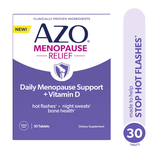 AZO MENOPAUSE RELIEF CW30 NTM GMM