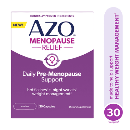 AZO MENOPAUSE RELIEF TB 30