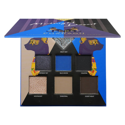 EBIN NEW YORK Secret of Pharaoh 7 Shades Eyeshadow Palette - Midnight Desert