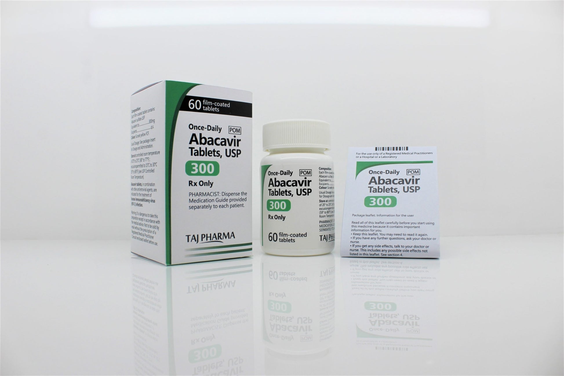 ABACAVIR TB 300MG 60 CPLT