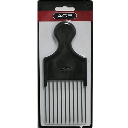 ACE Metal Pick Volume and Detangling Comb - Black