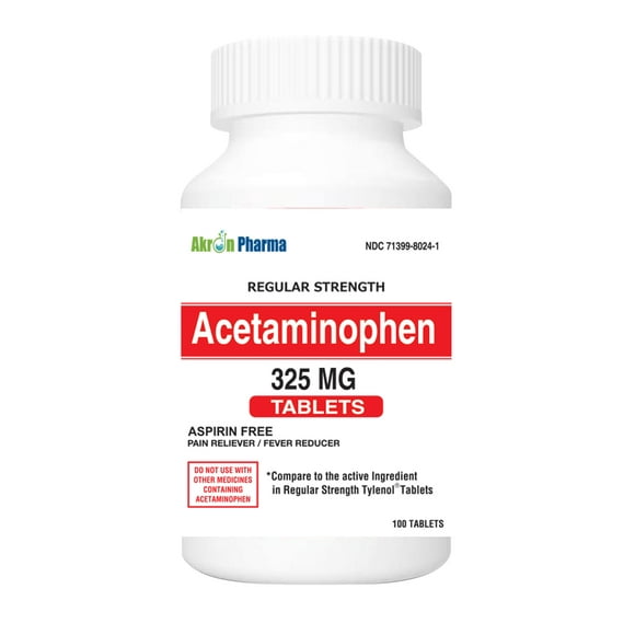 ACETAMINOPHEN 325 MG TAB 100