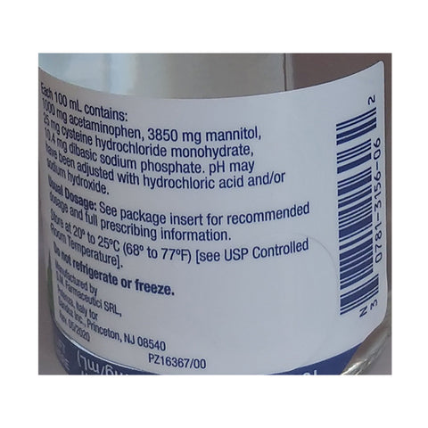 ACETAMINOPHEN 1000MG-30ML CHRY LIQ 237ML