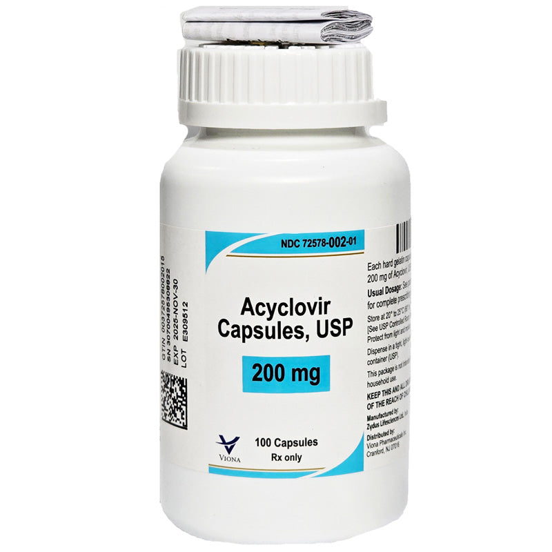 ACYCLOVIR CP 200MG 500