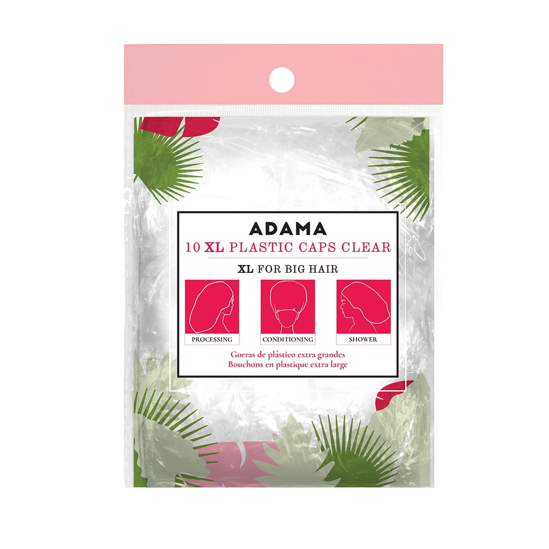 ADAMA PLASTIC CAP CLEAR 10PK XL