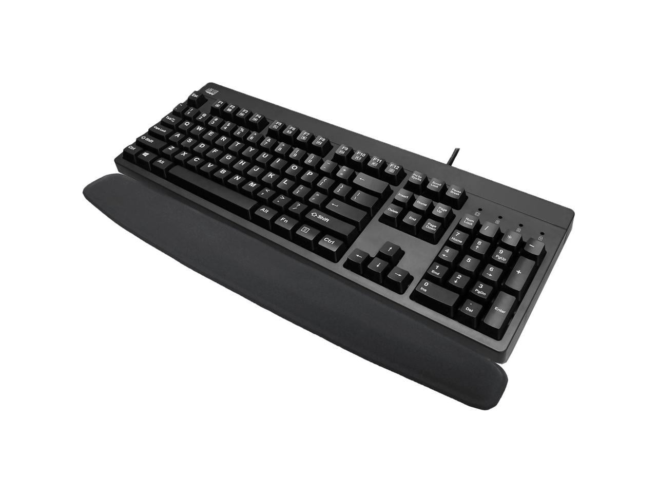Adesso TRUForm Memory Foam Keyboard Wrist Rest - Black